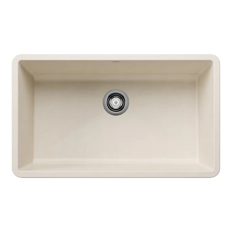 Precis SILGRANIT 32" L X 19" W Super Single Undermount Kitchen SInk