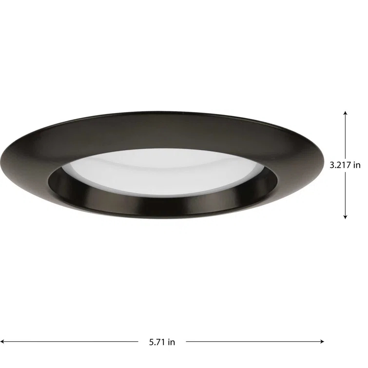 4-Inch Adjustable Eyeball 5-CCT Recessed Trim