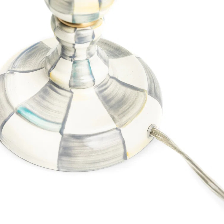 Sterling Check® Candlestick Lamp