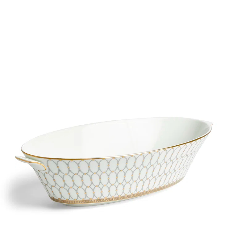 Wedgwood Renaissance Grey Open Vegetable Serving Bowl | Wayfair
