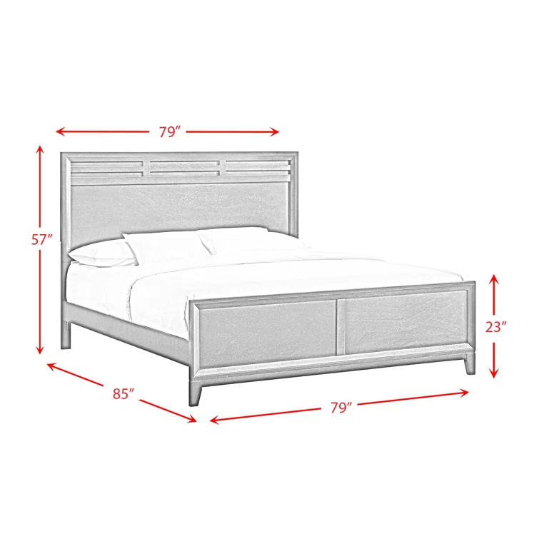 Picket House Furnishings Warren KingPanel Bedroom Set In Merlot
