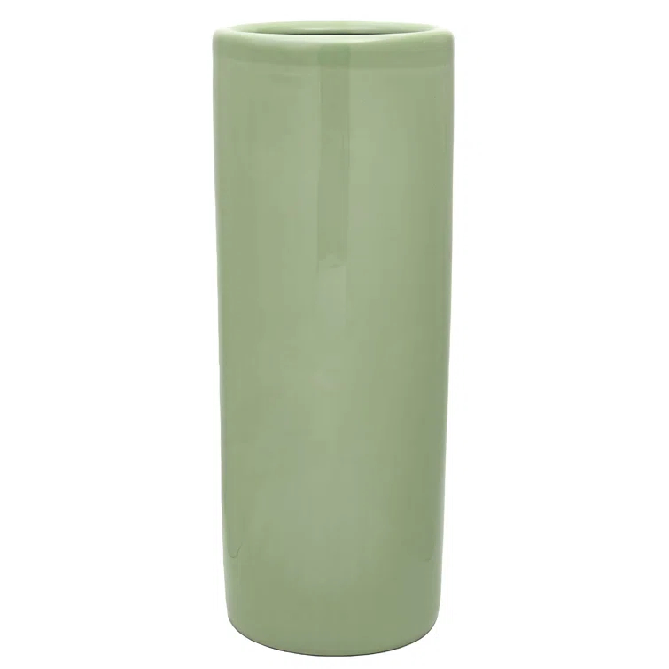24" Porcelain Umbrella Stand Celadon