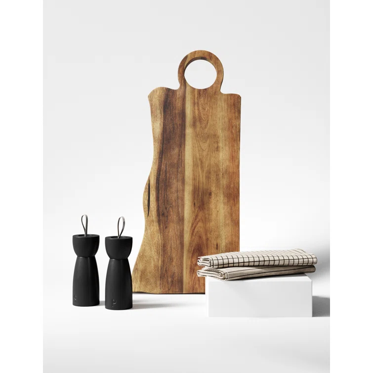 August Wood Two -in-1 Salt & Pepper Combination Mill