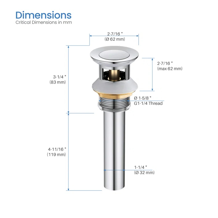 Cube Widespread Faucet 2-handle Bathroom Faucet with Drain Assembly