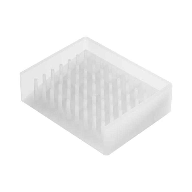 Yamazaki Home Yamazaki Home Self Draining Soap Tray - Floating Holder Dish For Sink, Silicone, No Assembly Req.