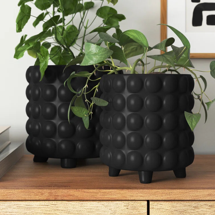 Handmade Ceramic Pot Planter - Set of 2