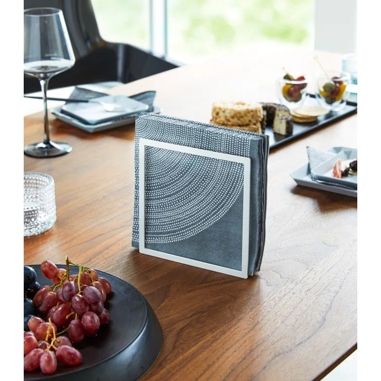Yamazaki Home Napkin Holder - Kitchen Storage, Table Organizer, Steel