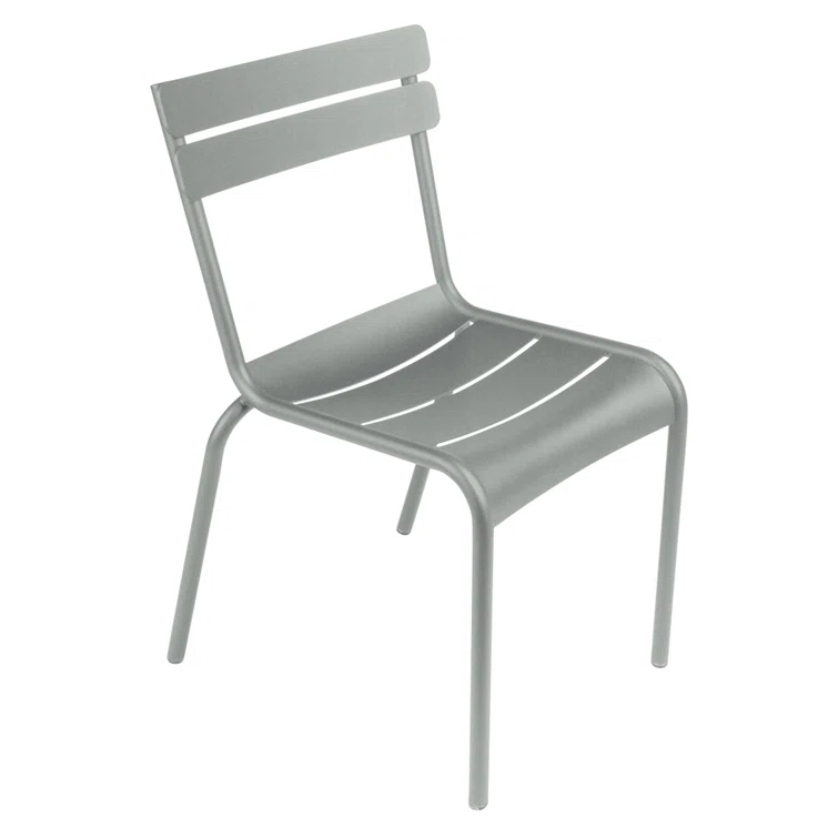 Luxembourg Aluminum Outdoor Stacking Dining Side Chair