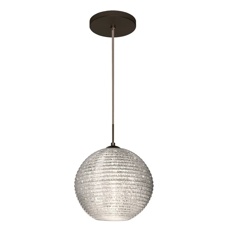 Besa Lighting Kristall 1 - Light Single Pendant