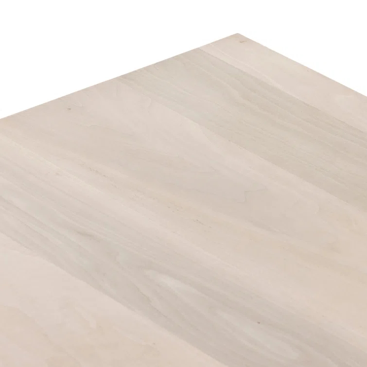 Hudson Rectangular Beige Wood Coffee Table with Storage