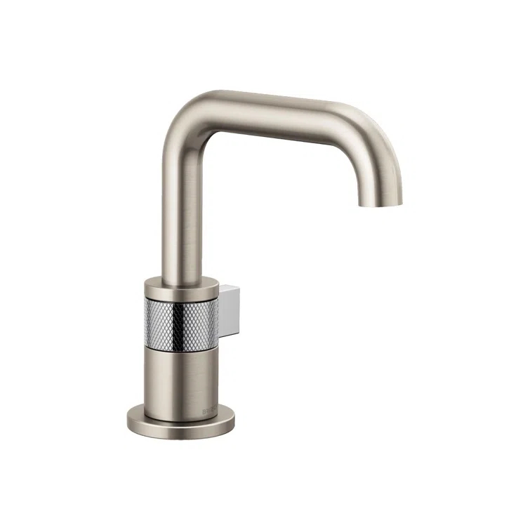 Luxe Nickel Modern Single Hole Brass Faucet