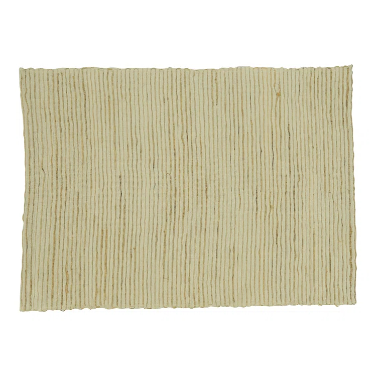 Jayapura 95% Water Hyacinth - 5% Polyester No Pattern Rectangle Placemat (Set of 4)