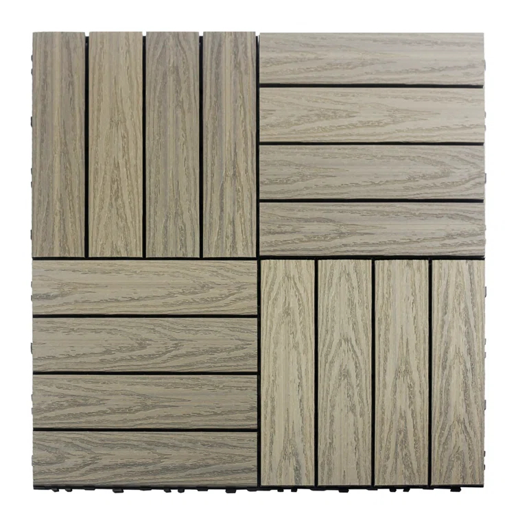 UltraShield Naturale Composite 12" x 12" Interlocking Deck Tile