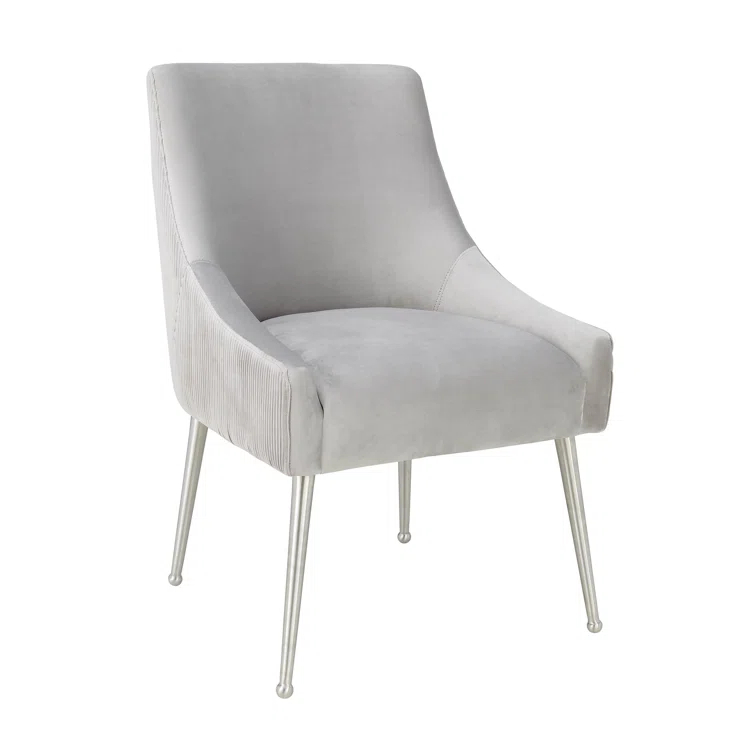 Beatrix 19'' H Velvet Upholstered Side Chair