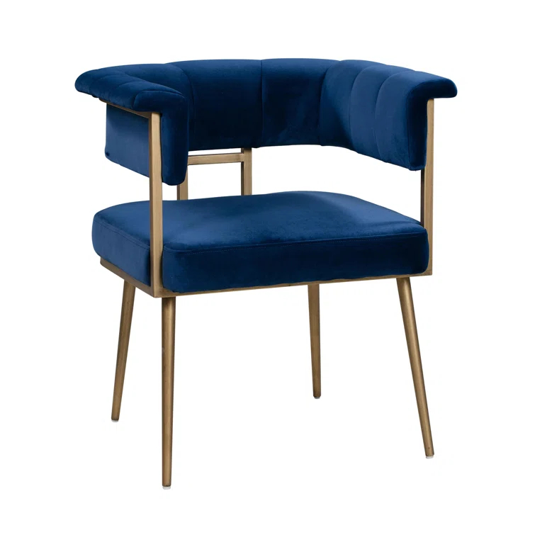 Astrid 19.3'' H Velvet Upholstered Armchair