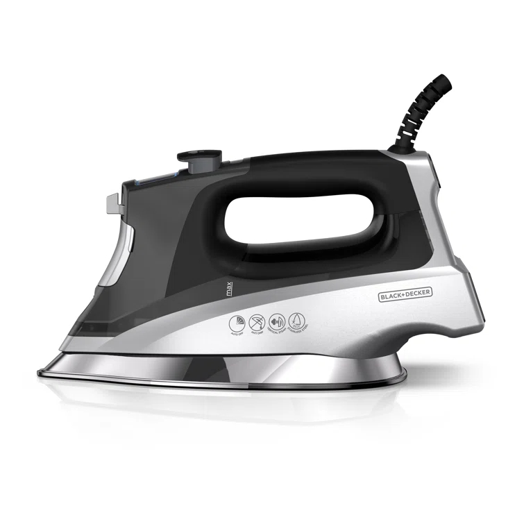 BLACK+DECKER Allure Digital Professional Steam Iron, D3060, 30% More Steam, Percison Tip, Stianless Steel Soleplate, Vertical Steam Fuction