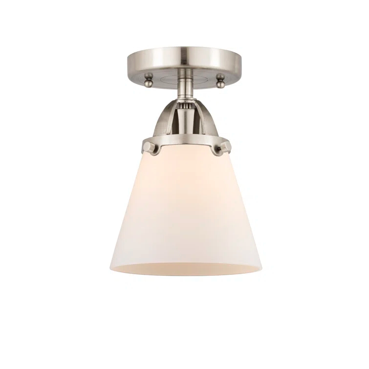 Glass Semi Flush Mount