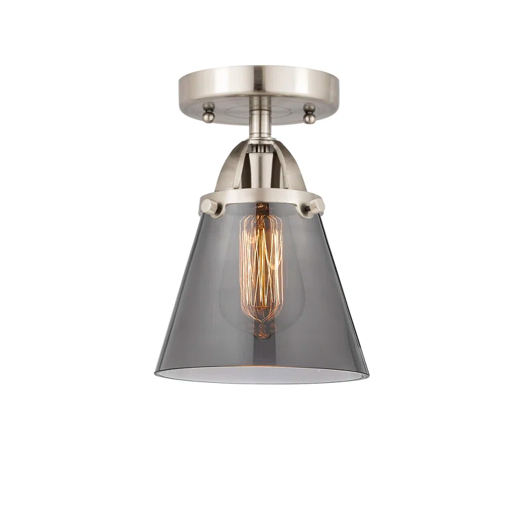 Glass Semi Flush Mount