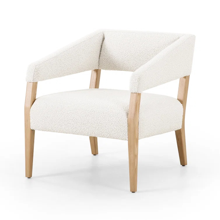 Knoll Natural Blonde Ash Wood Accent Chair