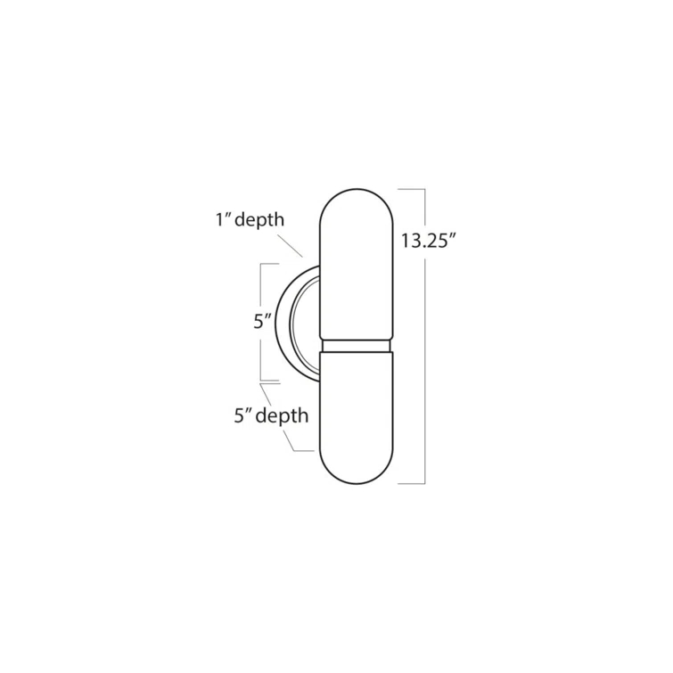 Alabaster and Bronze Dual-Light G9 LED Wall Sconce