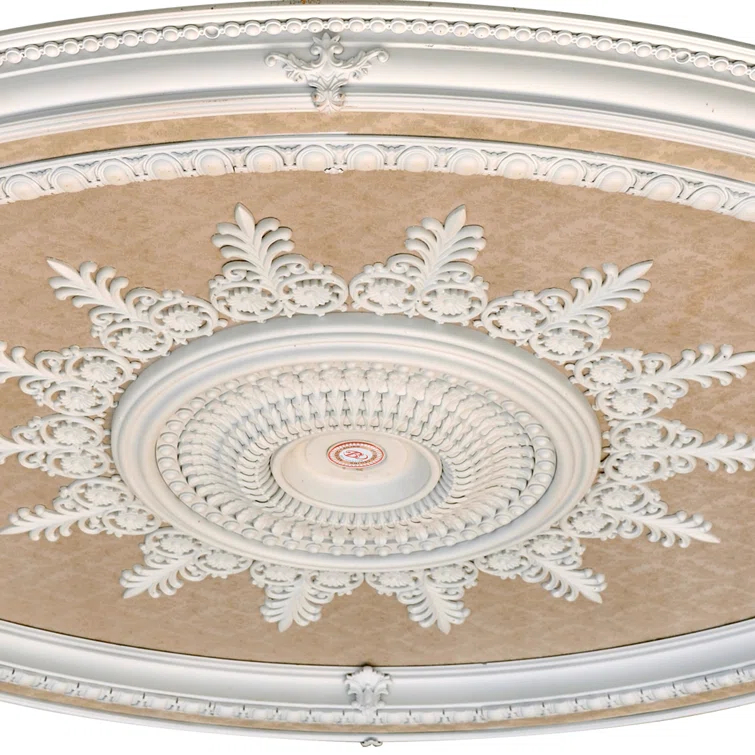 Blanco Oval Chandelier Ceiling Medallion