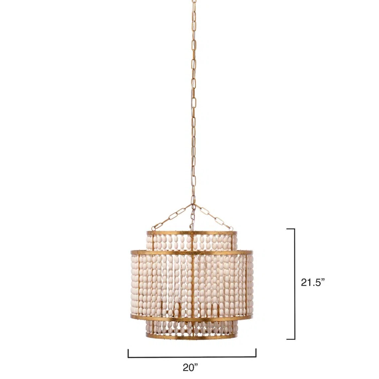 Pacific 6 - Light Dimmable Cylinder Chandelier