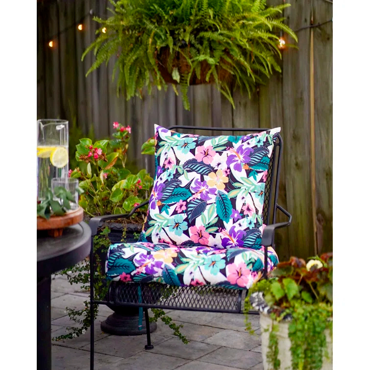 Vera Bradley by Classic Accessories Water-Resistant Patio Chair Cushions