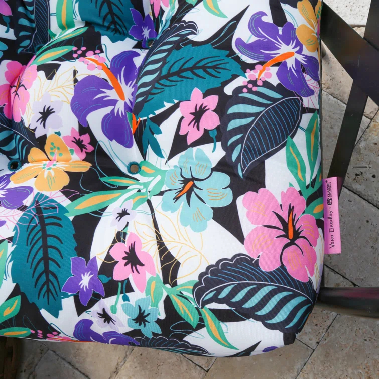 Vera Bradley by Classic Accessories Water-Resistant Patio Chair Cushions