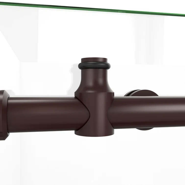 44.38" W x 34.5" D x 76" H FramelessRectangle Sliding Shower Enclosure