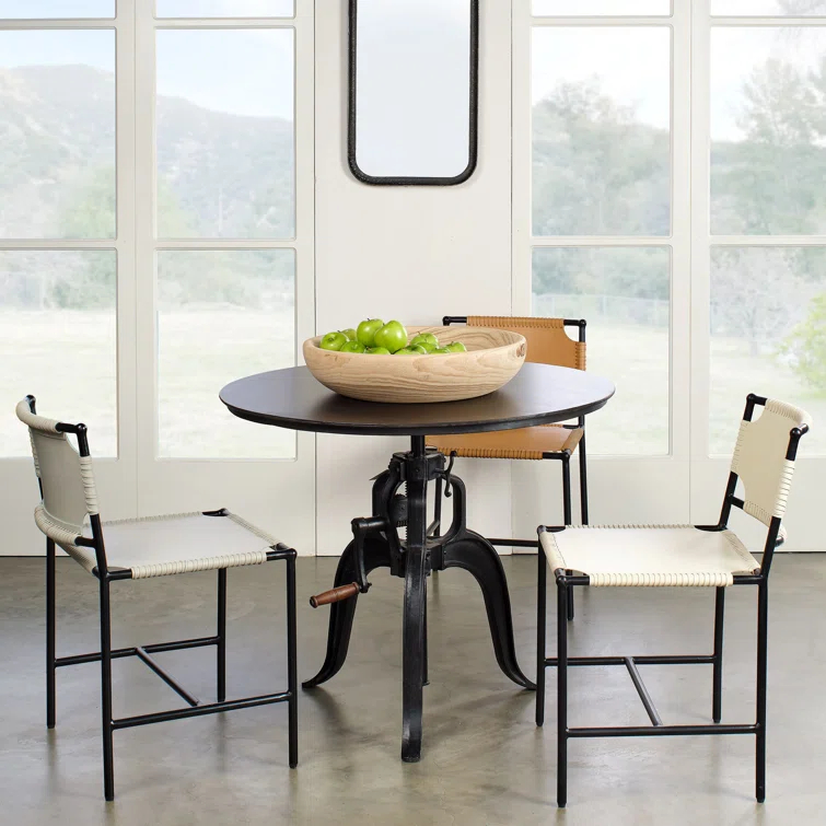 Asher Leather Upholstered Side Chair