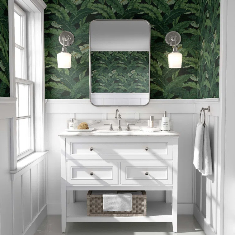 Tommy Bahama Swaying Palms 18' L x 20.5" W Peel & Stick Wallpaper Roll