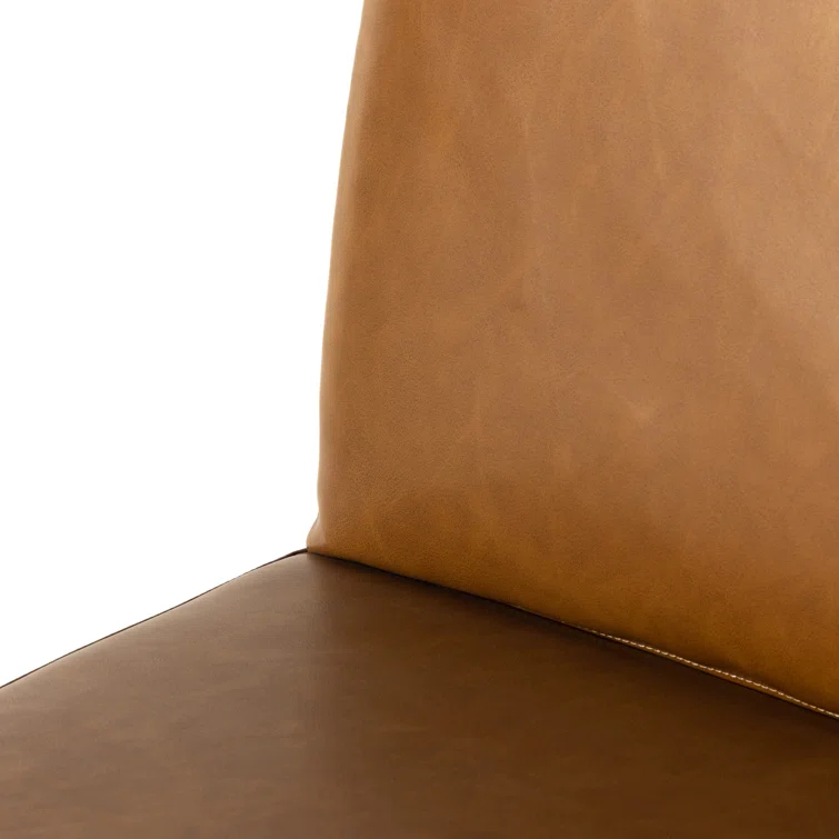 Sierra Butterscotch Leather and Oak Counter Stool