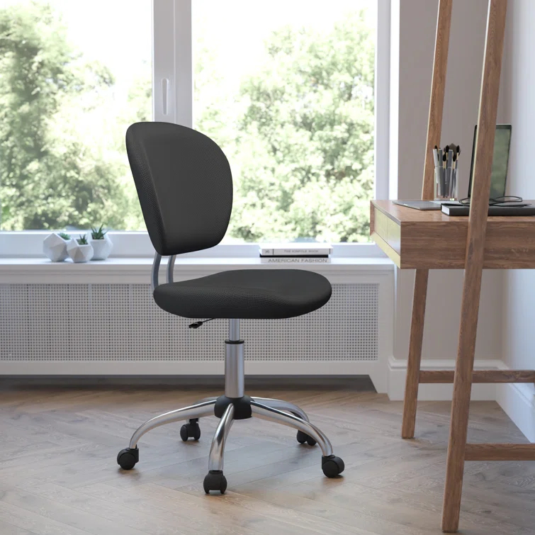 Flash Furniture Beverly Mid-Back Swivel Mesh Office Chair with Padded Seat by Flash Furniture (Set of 2)