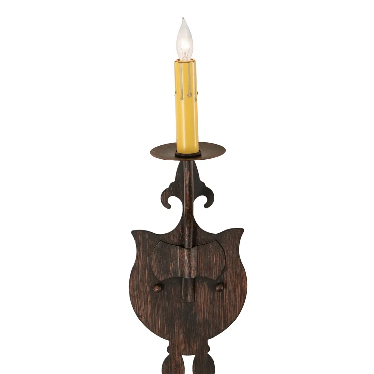 Merano Bronze Dimmable 1-Light Wall Sconce