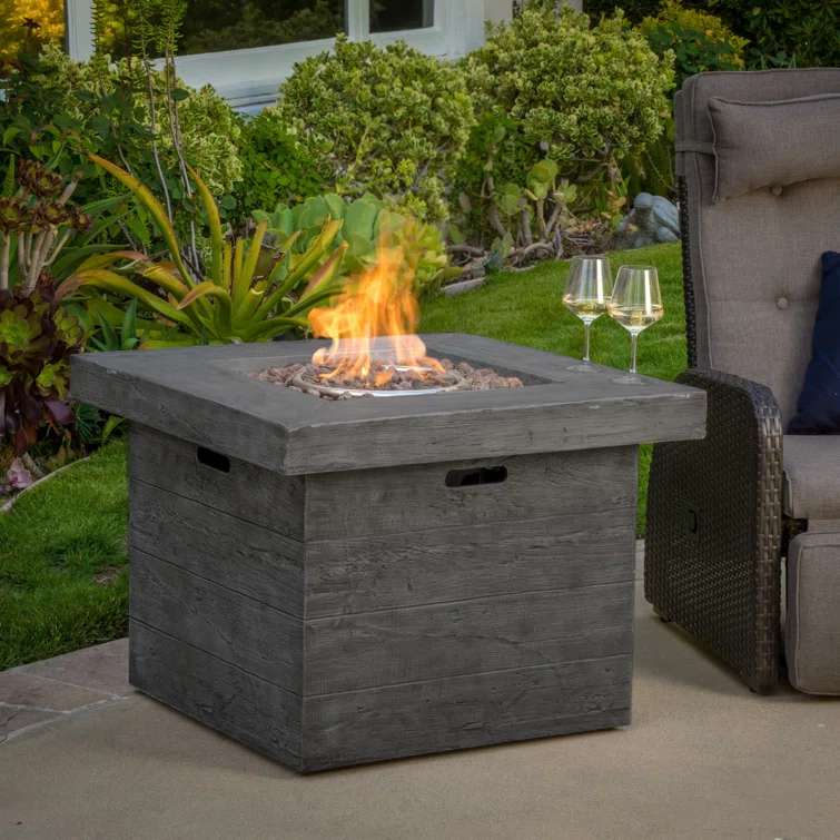 Rosia Square Fire Pit Table