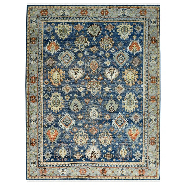 Wool Geometric Area Rug