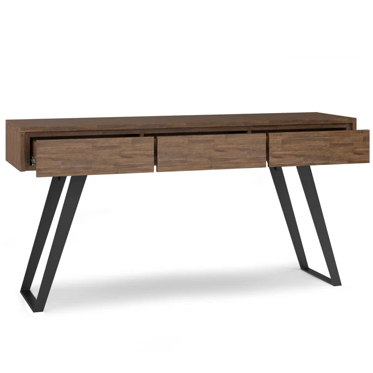 Lowry 60'' Solid Wood Top Console Table