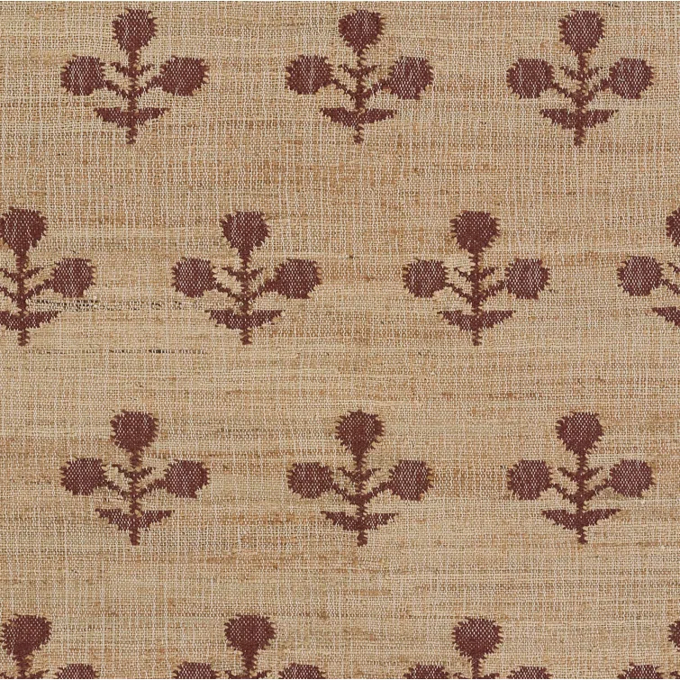 Erin Gates by Momeni Orchard Bloom Rust Hand Woven Wool and Jute Area Rug