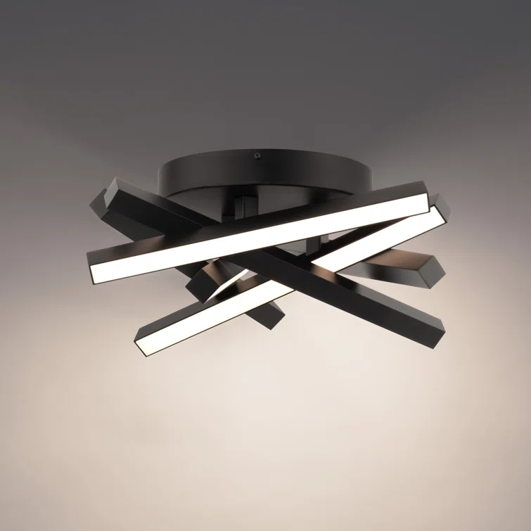 Parallax LED Semi Flush Mount