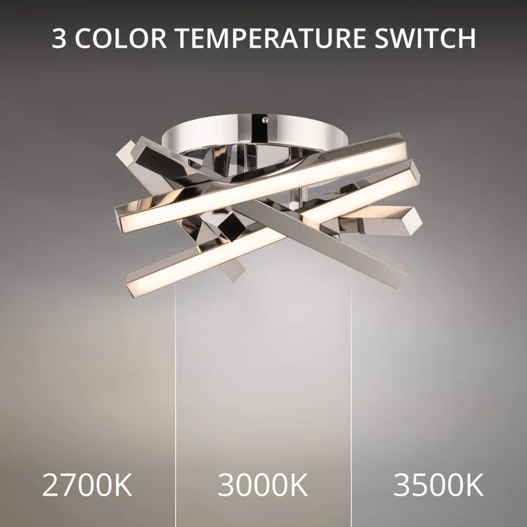 Parallax LED Semi Flush Mount