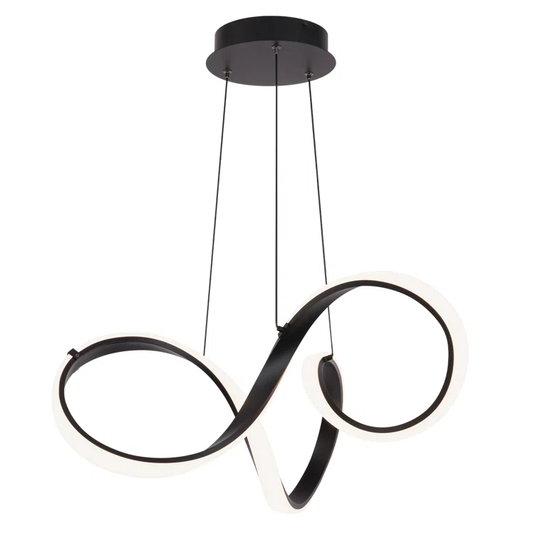 Vornado 1 - Light Chrome LED Novelty Pendant