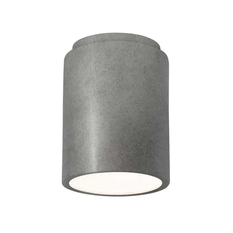 Sumatra Single Light Ceramic Flush Mount