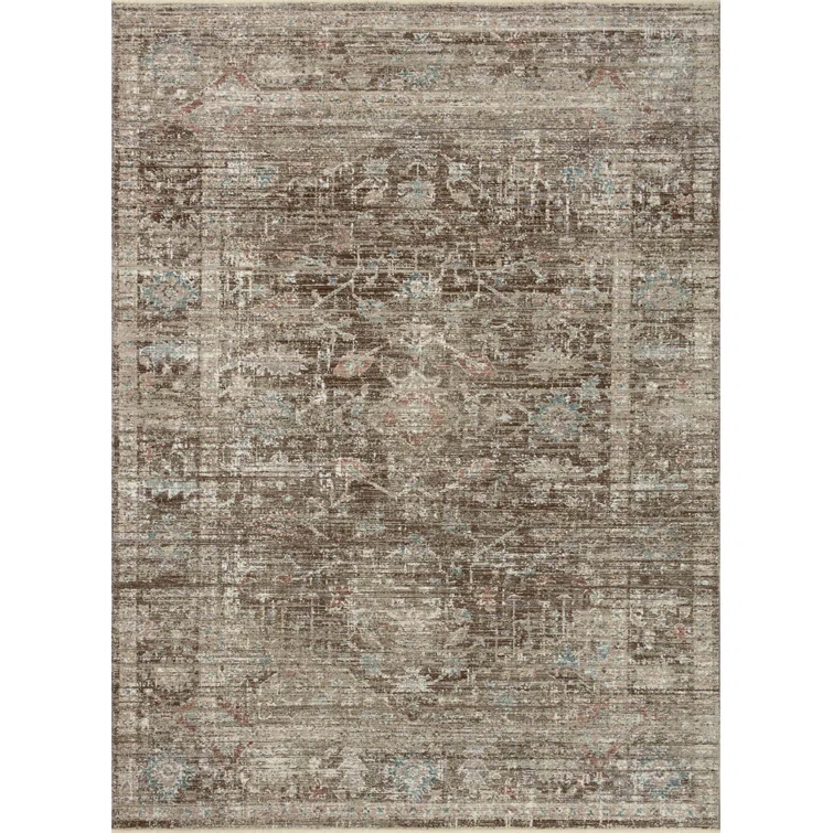 Magnolia Home By Joanna Gaines X Loloi Millie Charcoal / Dove Area Rug