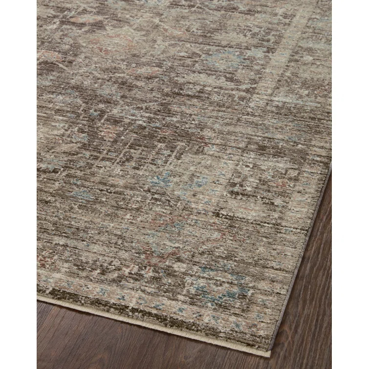 Magnolia Home By Joanna Gaines X Loloi Millie Charcoal / Dove Area Rug