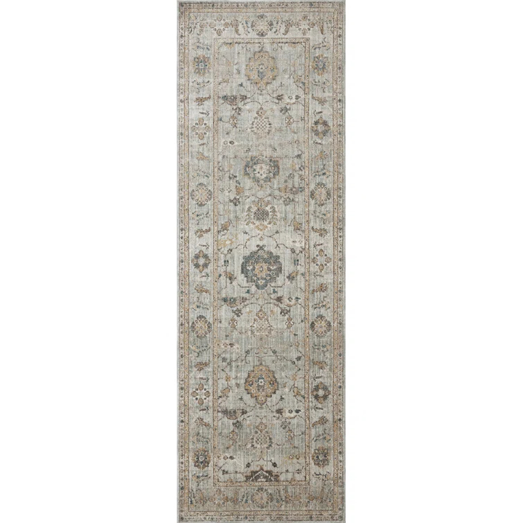Magnolia Home by Joanna Gaines x Loloi Magnolia Home By Joanna Gaines X Loloi Millie Sky / Gold Area Rug