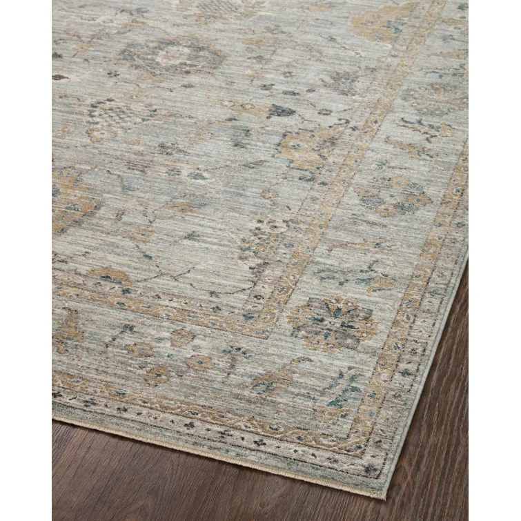Magnolia Home by Joanna Gaines x Loloi Magnolia Home By Joanna Gaines X Loloi Millie Sky / Gold Area Rug
