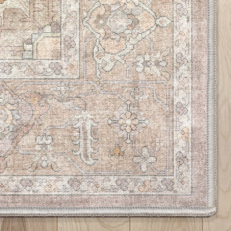 Kehr Antigua Vintage Persian Oriental Beige Flat-Weave Rug