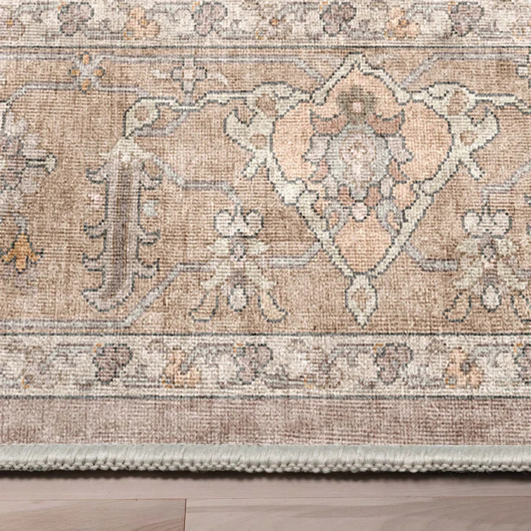 Kehr Antigua Vintage Persian Oriental Beige Flat-Weave Rug