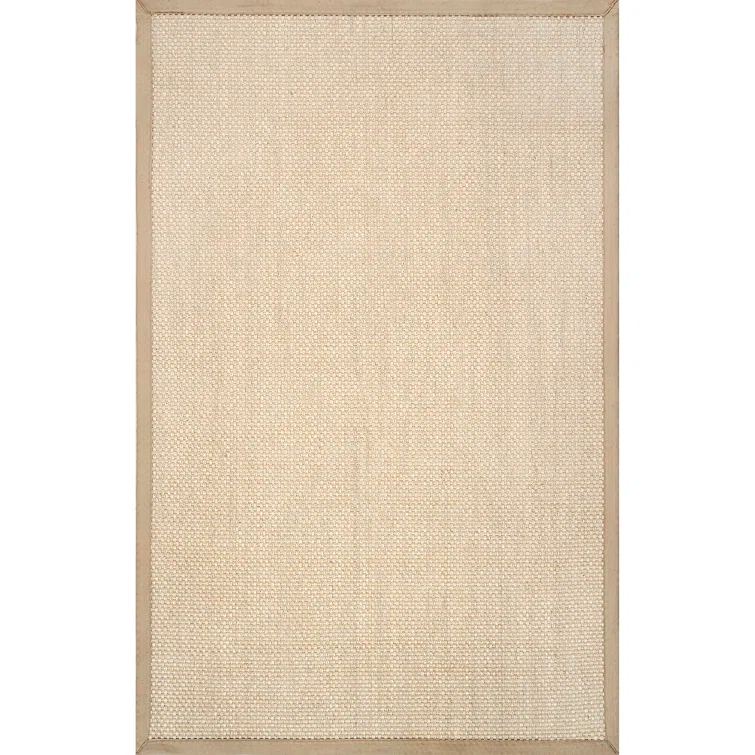 Proper Sisal and Wool Tan Area Rug