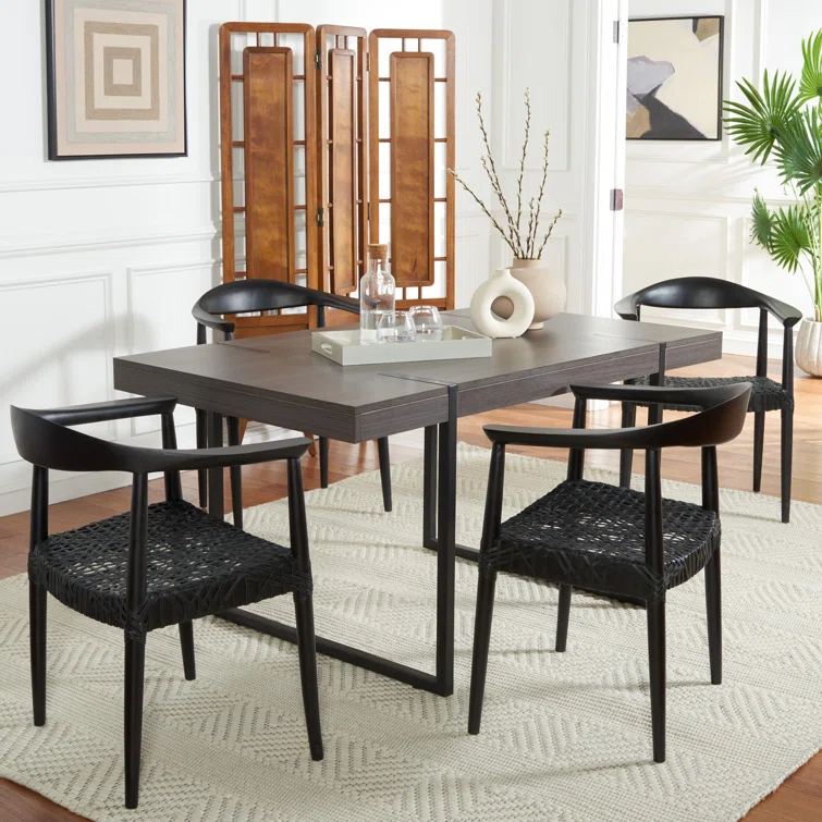 Kazbah Leather Dining Arm Chair
